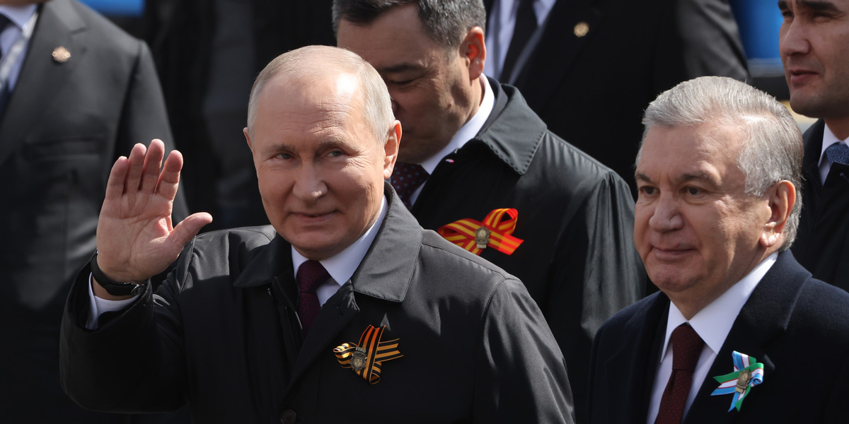Władimir Putin podczas obchodów Dnia Zwycięstwa.