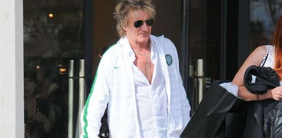 Tak się ubrał Rod Stewart! Fajnie?