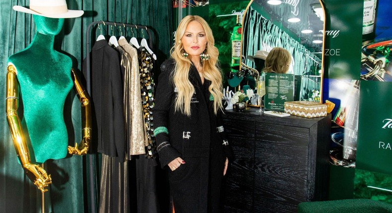 Rachel Zoe at her Damn Fancy Styling Station during New York Fashion Week.Lena Nicholson