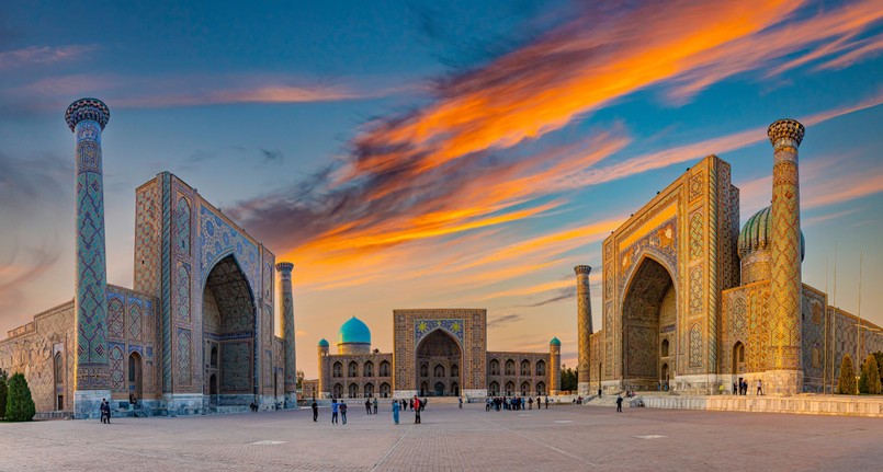 Uzbekistan Registan Samarkanda Registan,An,Old,Public,Square,In,The,Heart,Of,The