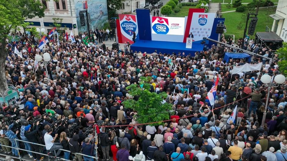 Miting koalicije "Aleksandar Vučić — Beograd sutra"