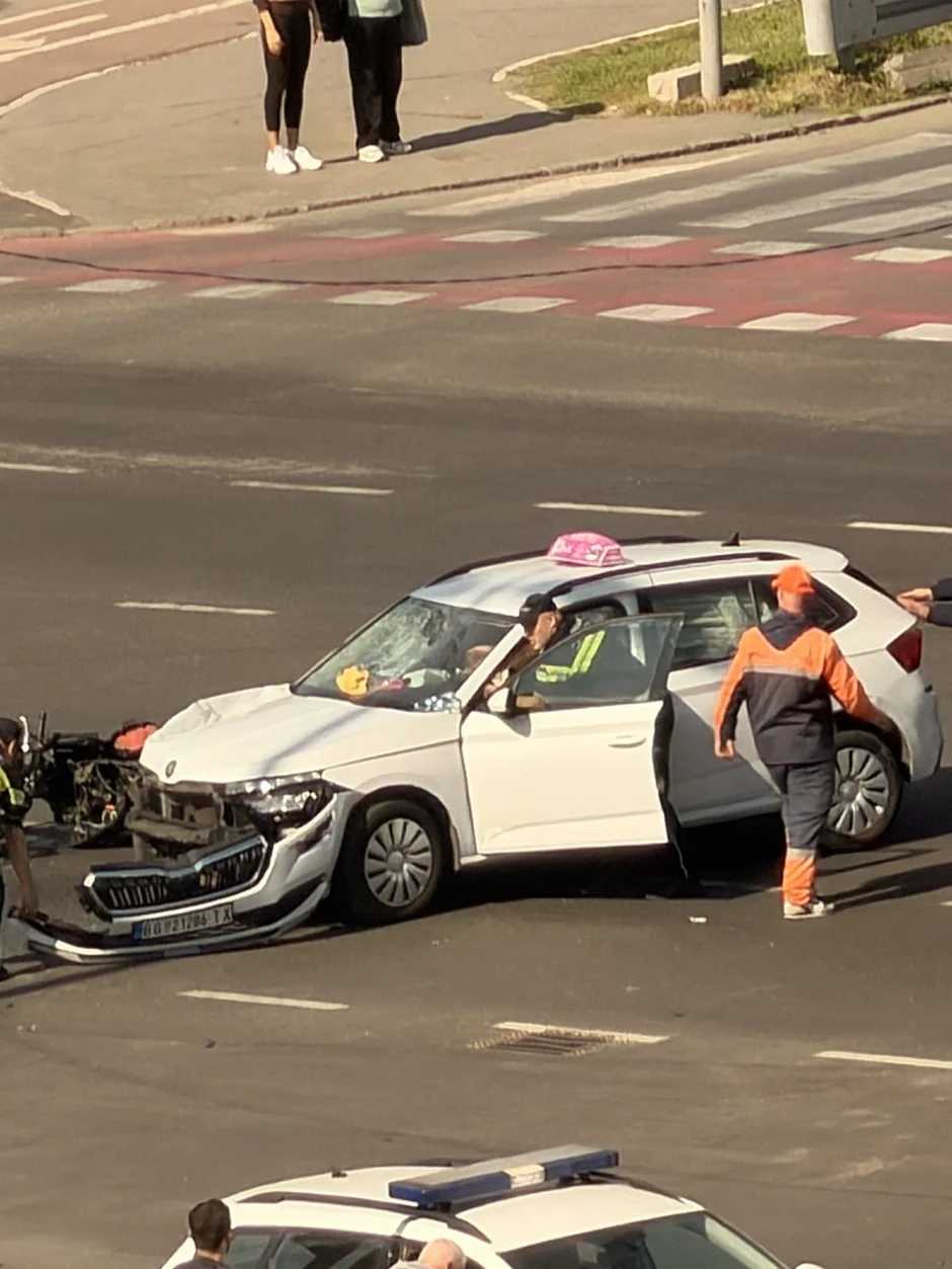 Saobraćajna nesreća na Novom Beogradu 