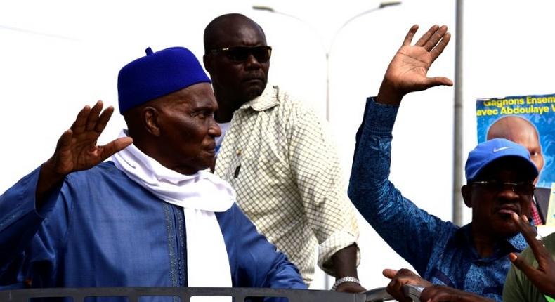 Former president Abdoulaye Wade recently returned to Senegal from France to campaign ahead of Sunday's legislative election