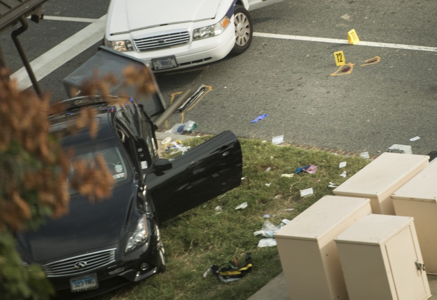 Automobil koji je vozila Mirijam Keri nakon kraja potere