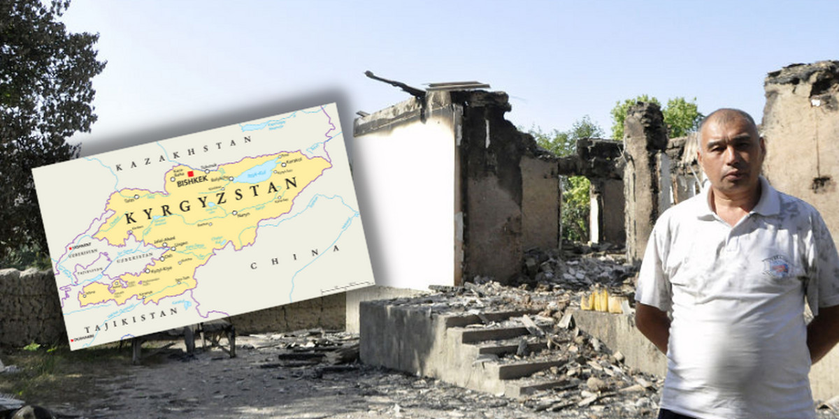 Podczas walk granicznych dom Tadżyka został całkowicie zniszczony (Shutterstock/Peter Hermes Furian)