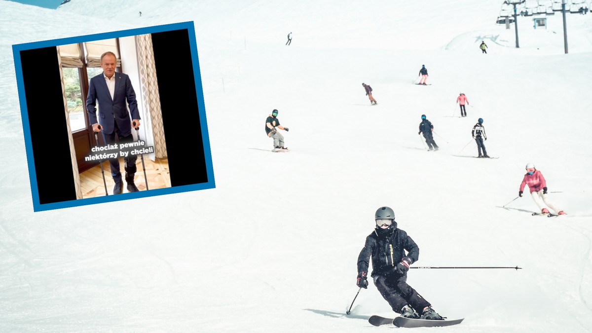 Narciarze; Donald Tusk