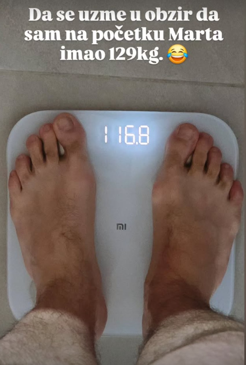 Sloba Radanović smršao 13 kilograma