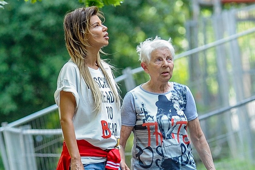 Edyta Górniak z mamą w Opolu