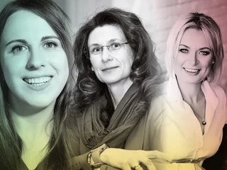 Od lewej: Hanna Nowicka, Zofia Dzik, Katarzyna Sobótka