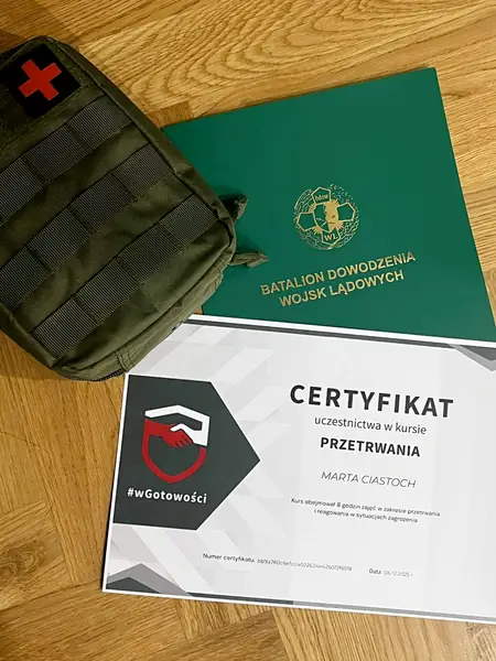 Certyfikat ukończenia kursu