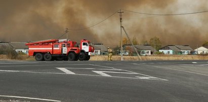 Pożar w magazynach amunicji. Co najmniej dziesięć osób odniosło obrażenia