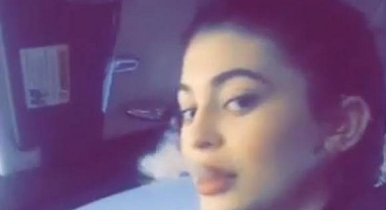Kylie Jenner smoked in new video