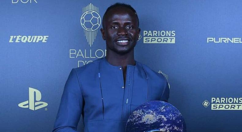 Sadio Mané a reçu le trophée 'Socrates' en reconnaissance de ses oeuvres sociales au Sénégal