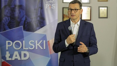 Mateusz Morawiecki promuje Polski Ład  