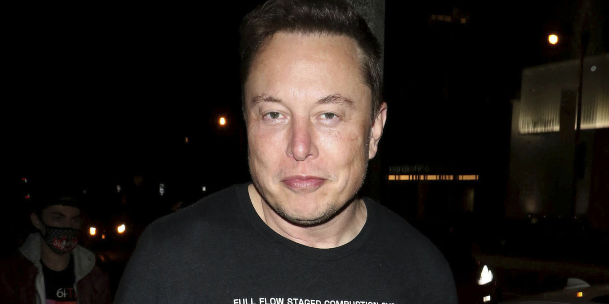 Twórca Tesli Elon Musk.