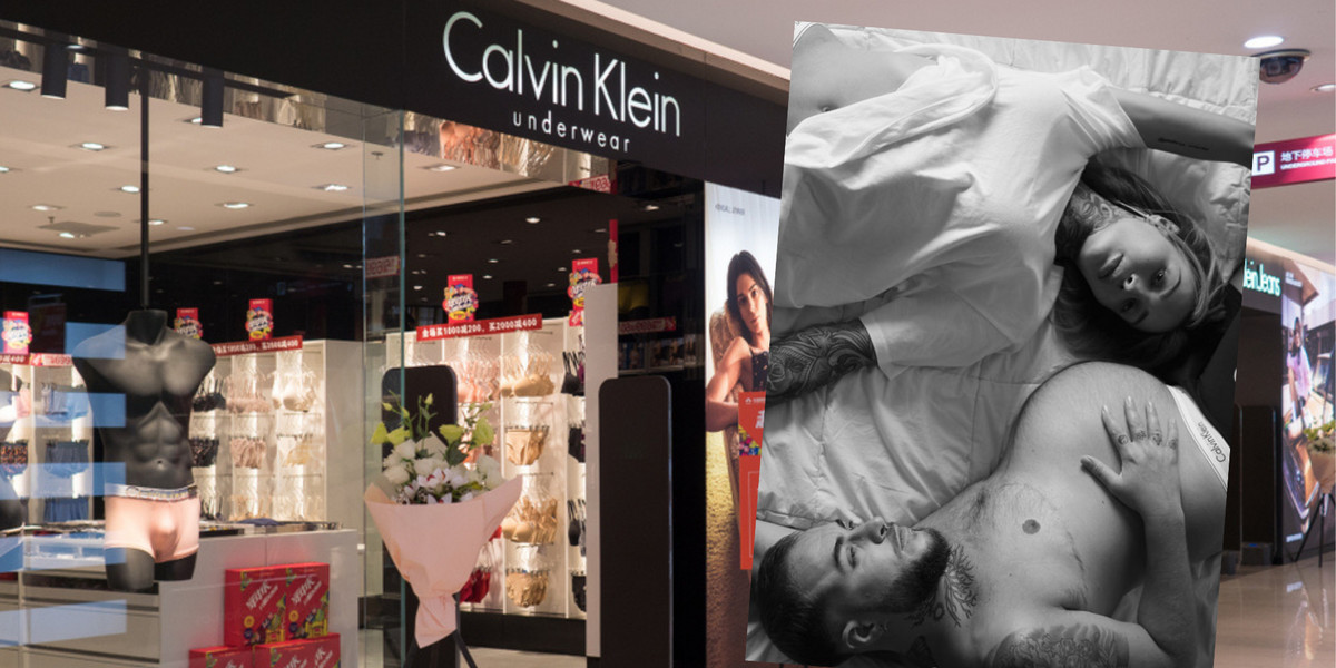 Marka Calvin Klein wykorzystała w reklamie wizerunek transpłciowego mężczyzny w ciąży (screen Instagram/Calvin Klein).