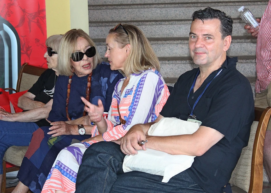 Mira Banjac, Milena Zupančić i Kristijan Pecold