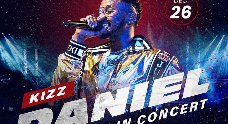 Davido, Tiwa Savage, Falz, others join Kizz Daniel for the No Bad Songz Concert on Boxing Day