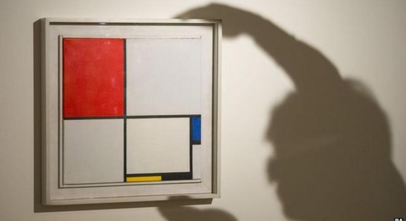 Mondrian painting sells for $50.6m at a New York auction 