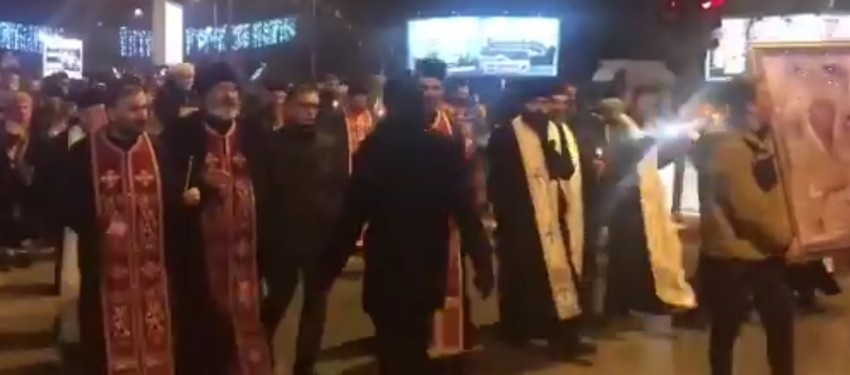 Crna Gora, Podgorica, protestna šetnja