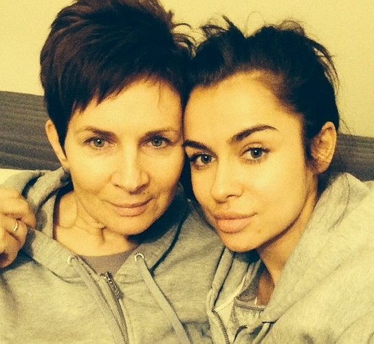 Natalia Siwiec z mamą