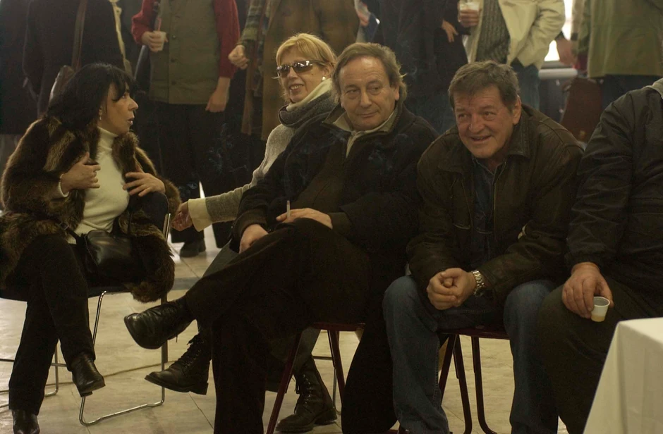 Deo mnogobrojne glumačke ekipe koja je učestvovala u predstavi “Skela”