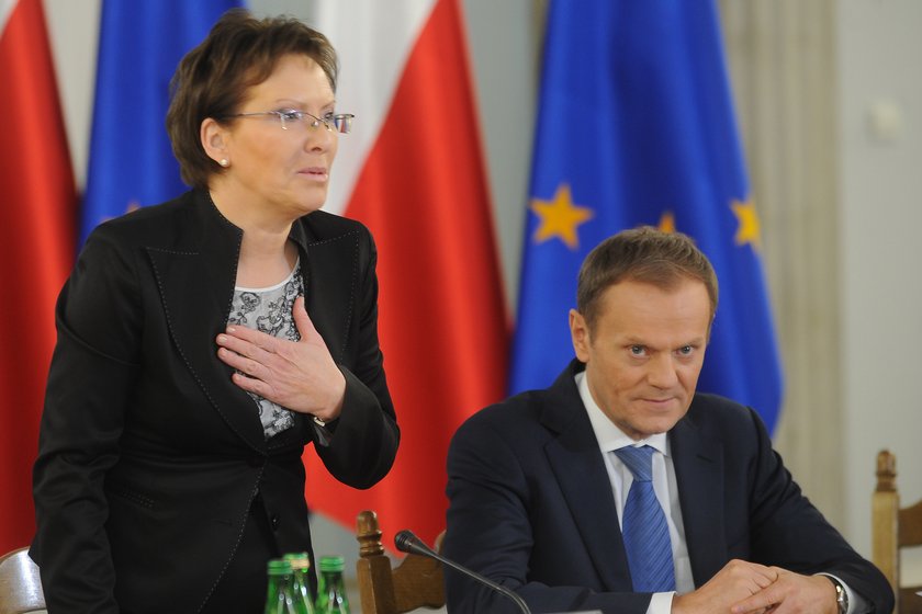 Ewa Kopacz i Donald Tusk