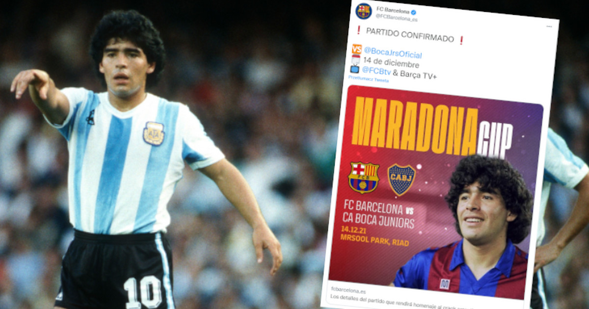 Copa Maradona.  FC Barcelona y Boca Juniors celebrarán el recuerdo de ‘Diego’