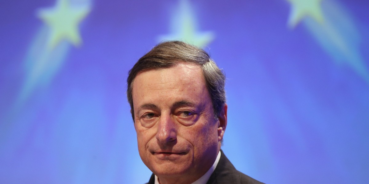 Mario Draghi, szef Europejskiego Banku Centralnego