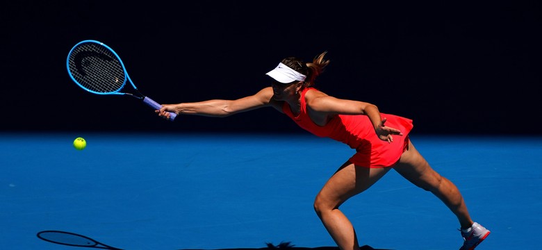 Australian Open: Szarapowa wyglądała zjawiskowo, ale w singlu już jej nie zobaczymy