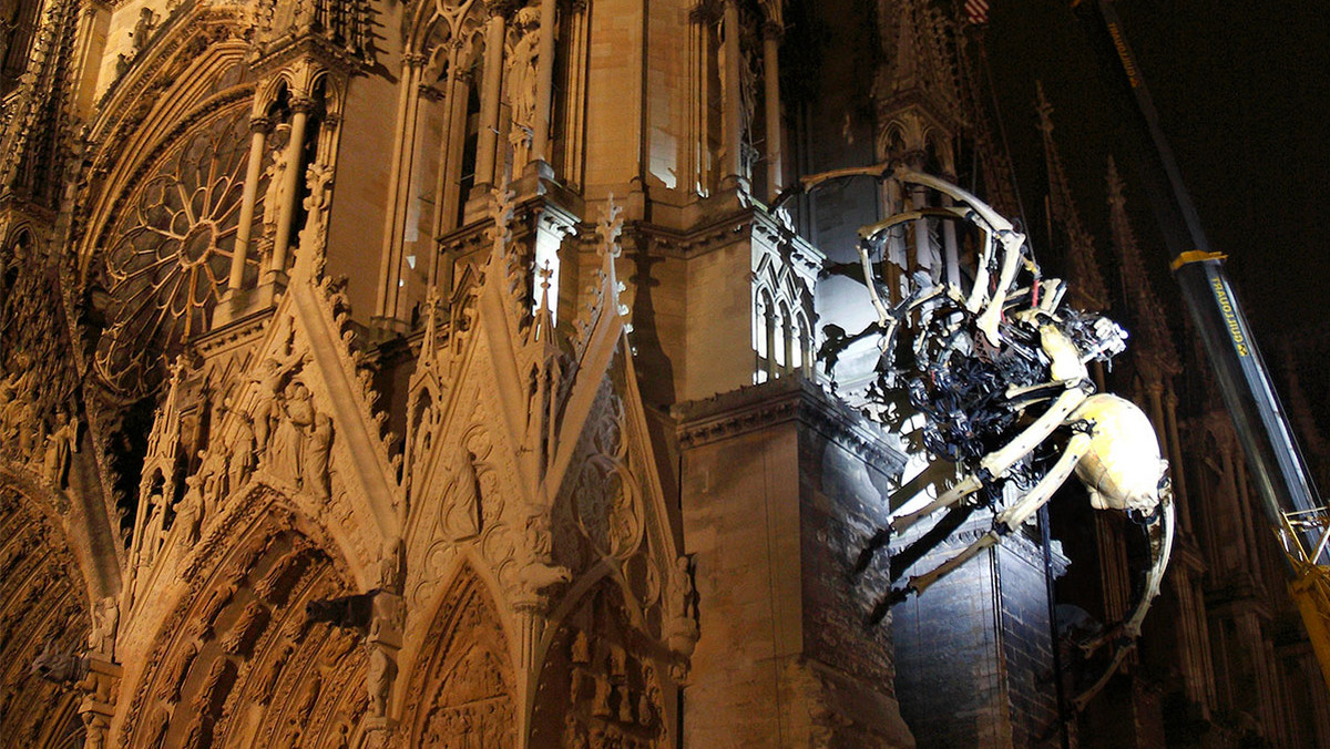 Teatr uliczny La Machine w ramach obchodów 150-lecia Kanady umieścił na Katedrze Notre Dame w Ottawie ogromną instalację artystyczną w kształcie pająka. Mieszkańcy miasta są oburzeni i uważają rzeźbę za przejaw demonizmu. Głos w sprawie zabrał arcybiskup Terrence Prendergast.