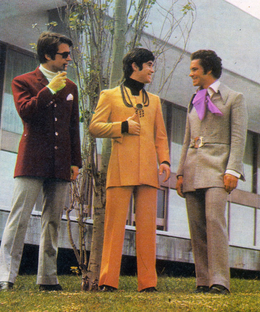 Moda męska w 1970 roku. Styl hippie jest obciachowy?
