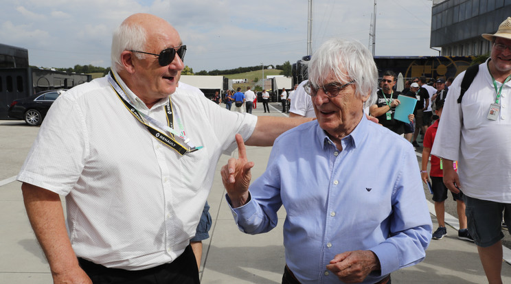 Ecclestone pénteken állt munkába a Hungaroringen /Fotó: Fuszek Gábor