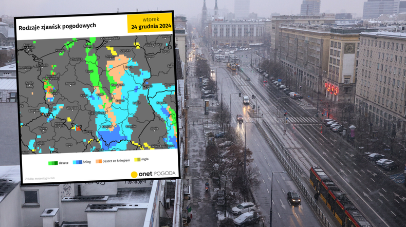 Prognozy pogody na święta zaczynają się zmieniać. Oto najnowsze zapowiedzi (mapa: meteologix.com)