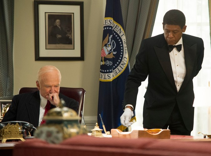 Robin Williams i Forest Whitaker w filmie 'The Butler'
