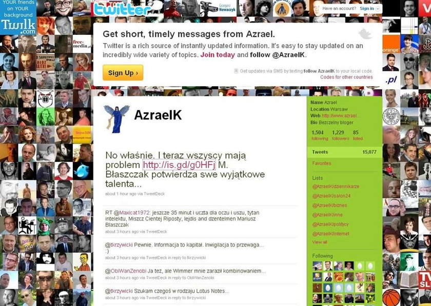 Azrael doradcą prezydenta?