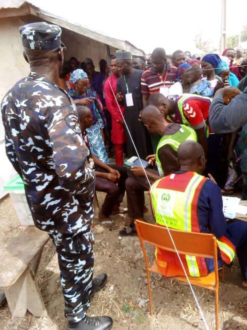 Voters at Unguwan Barmani 1, Kashini ward, Agwara LGA, Niger state