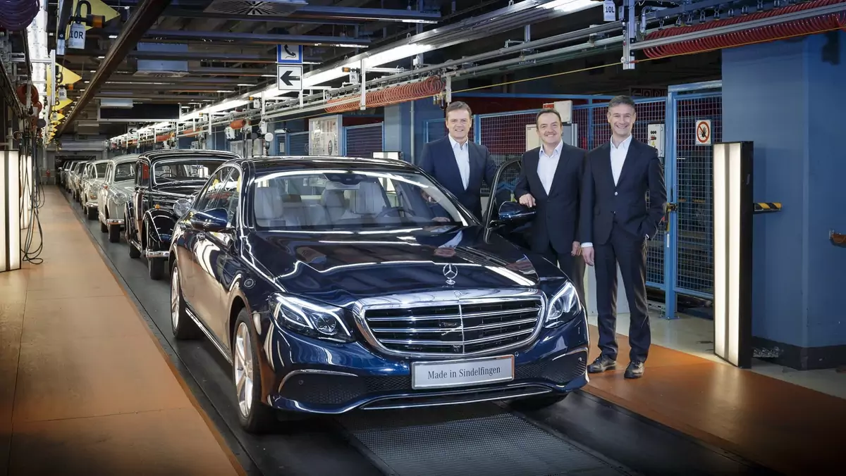 Nowy Mercedes-Benz Klasy E jest produkowany w Sindelfingen