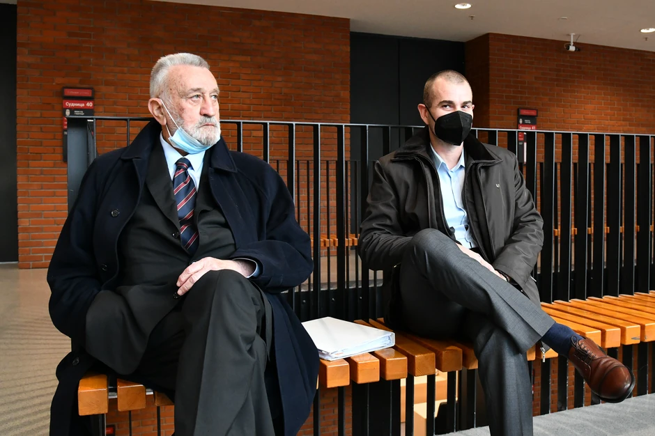 Advokat Branislav Tapušković i Goran Papić