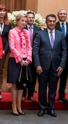 Księżniczka Belgii Astrid i Leon Jaime Rodriguez Calderon