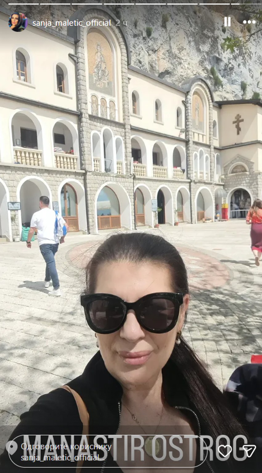 Sanja Maletić objavila slike sa Ostroga