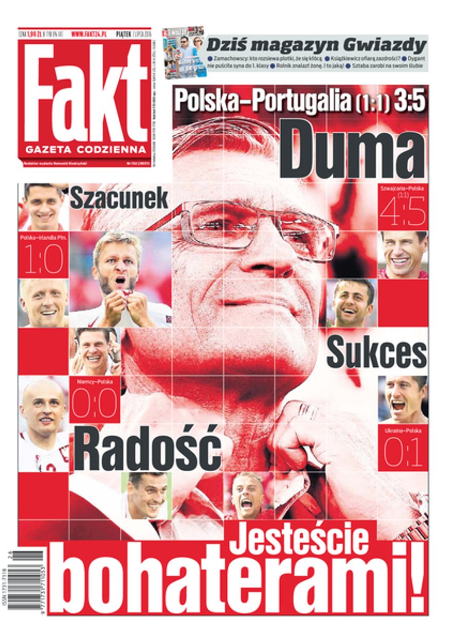 Okładka "Faktu. Gazety Codziennej"