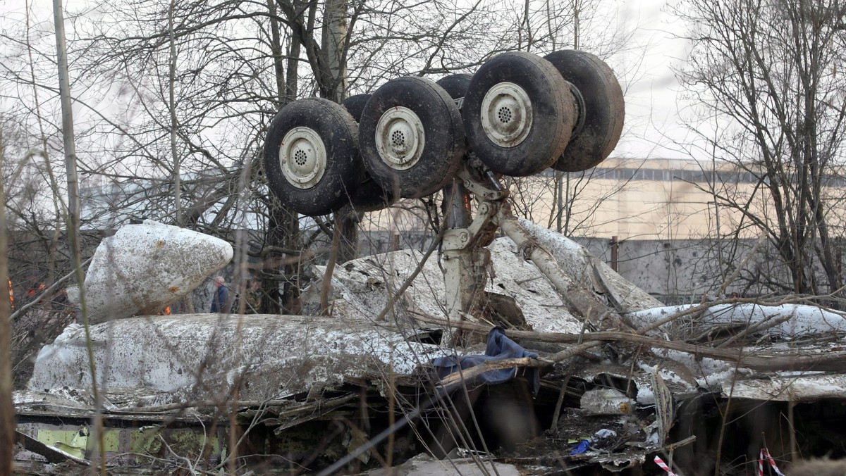 Wrak prezydenckiego Tu-154