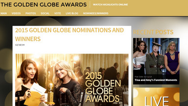 Złote Globy 2015: wpadka stacji NBC