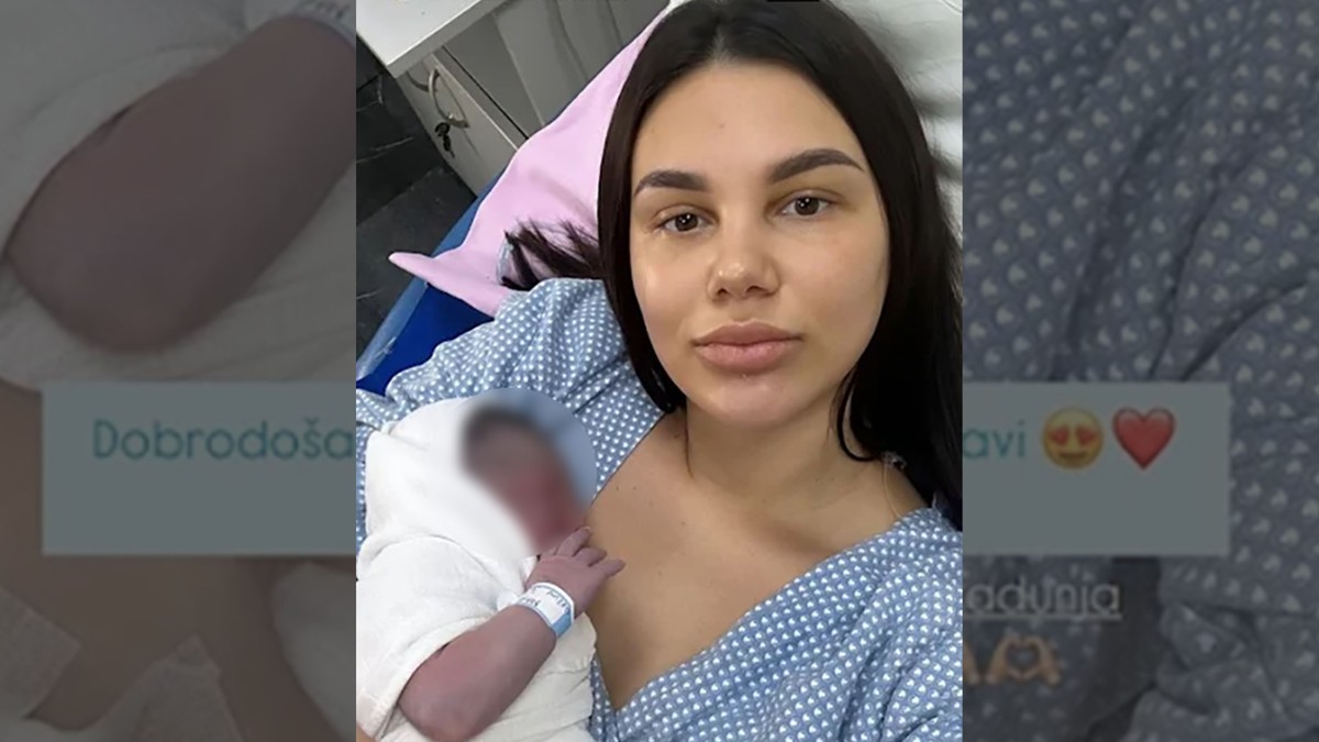 PORODILA SE JOVANA LJUBISAVLJEVIĆ MISICA Prva slika sa bebom iz porodilišta: Dali ime sinu od četiri slova koje znači "onaj koji hrli svojoj sreći"