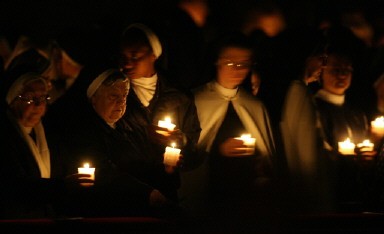 VATICAN-POPE-MASS-EASTER VIGIL