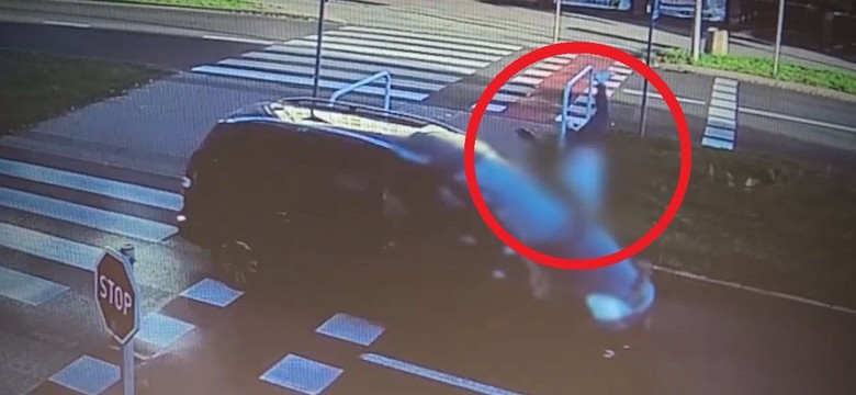 Makabryczne potrącenie w Zielonej Górze. Policja ujawniła wideo