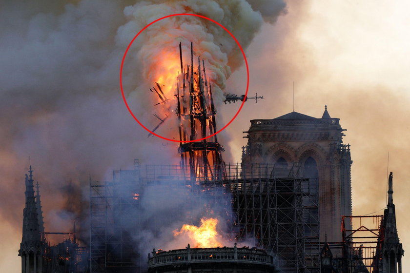 Jezus ukazał się podczas pożaru Notre Dame