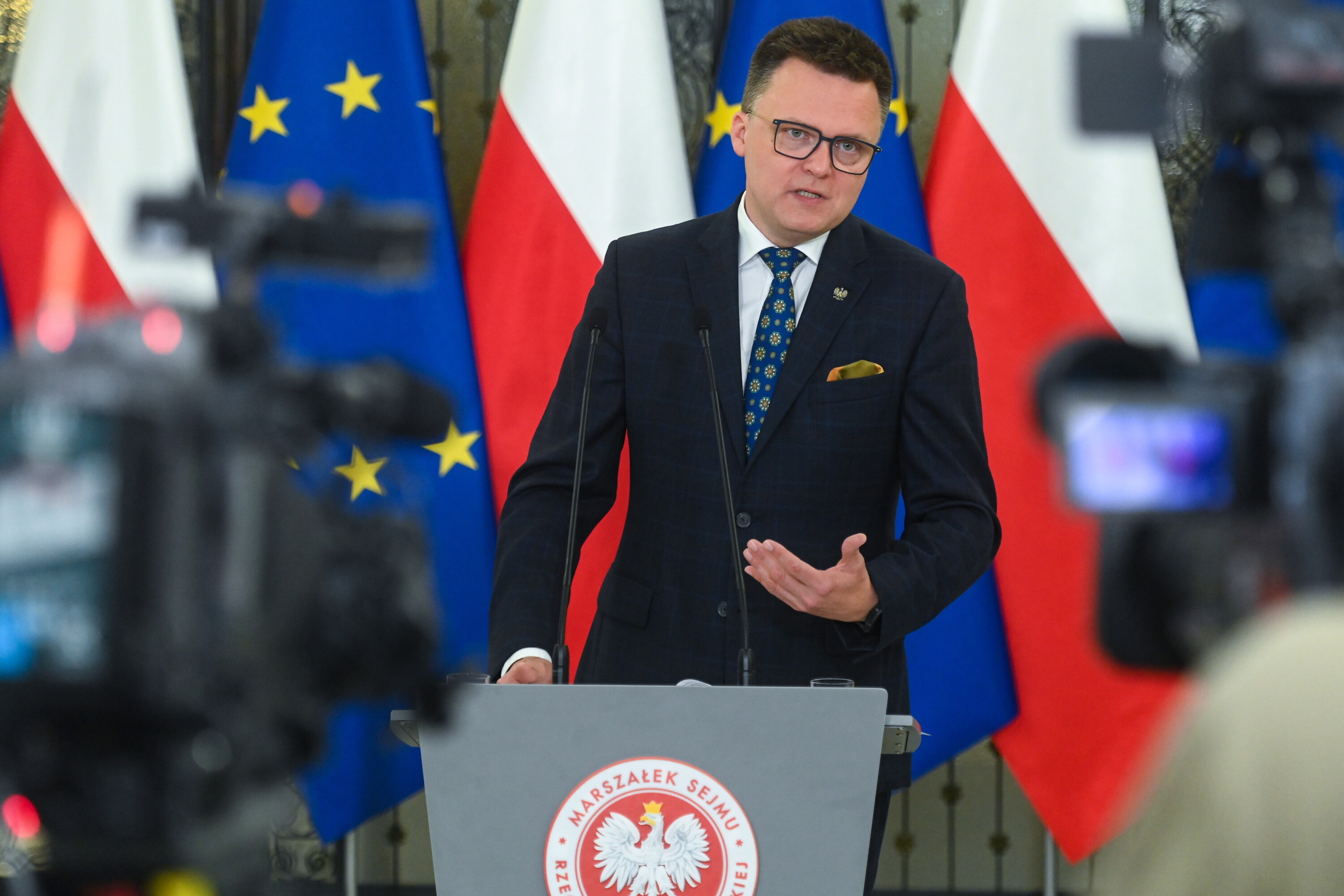 Hołownia odchodzi z funkcji marszałka Sejmu w listopadzie