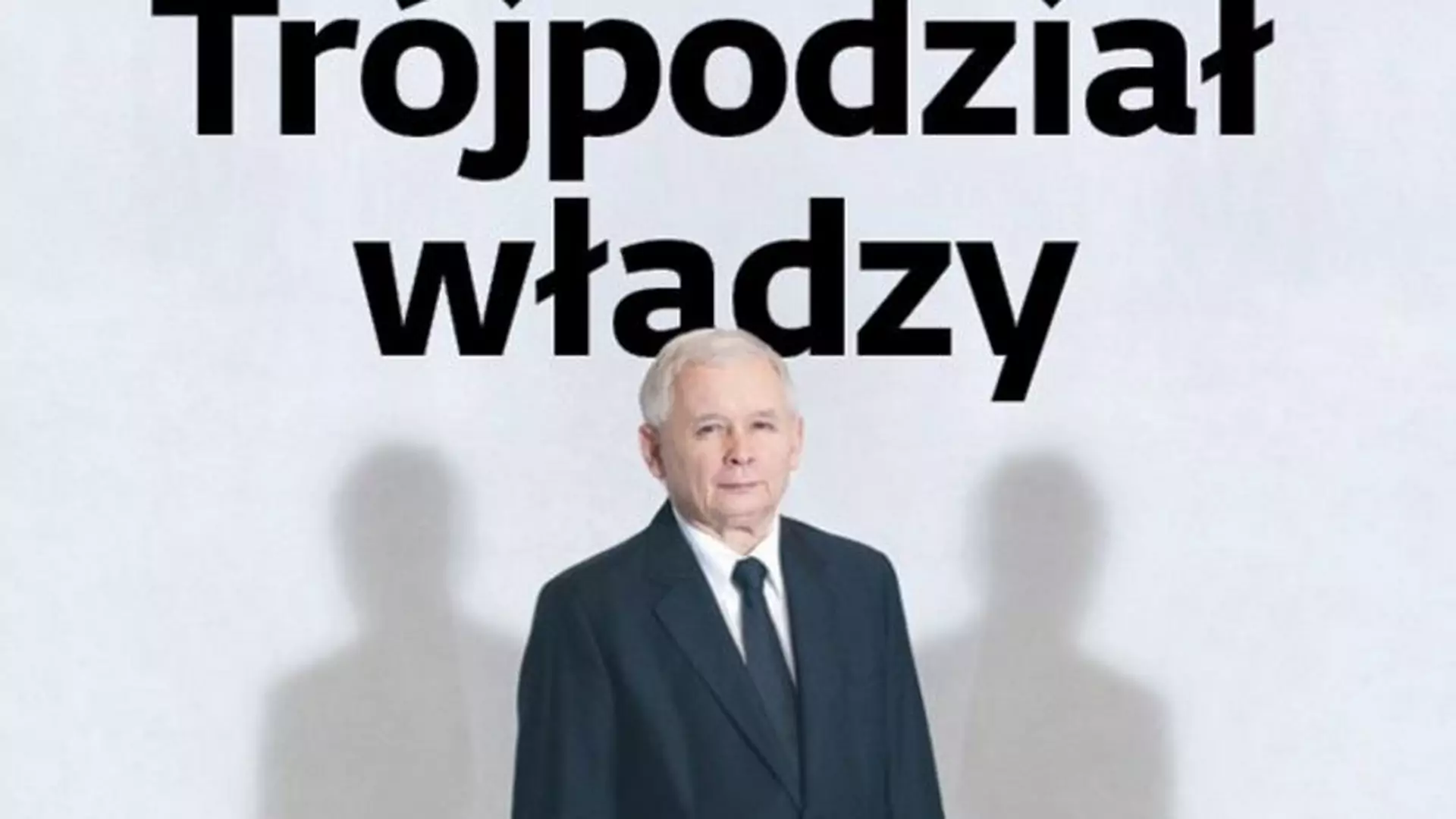 Kaczyński z dwoma cieniami na okładce roku? "Fachowo to się nazywa dyktatura"